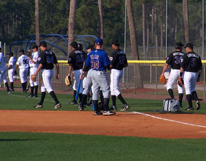 players on field