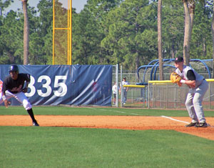 Players on field