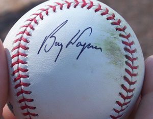 Billy Wagner autographed baseball