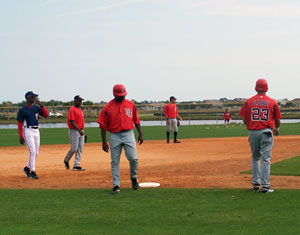 Players on field