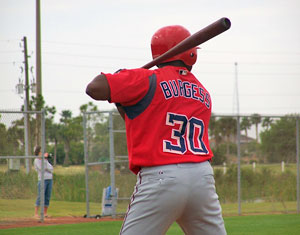 Number 30 at bat